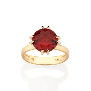 GOLD MISTLETOE RING