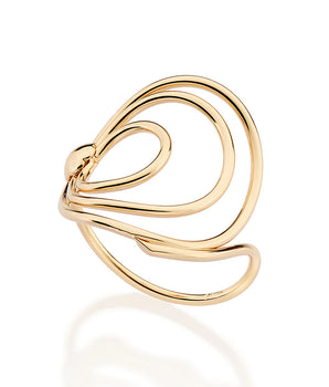 GOLD INTO THE FUTURE MAXI RING