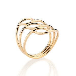 GOLD HERE AND NOW MAXI RING