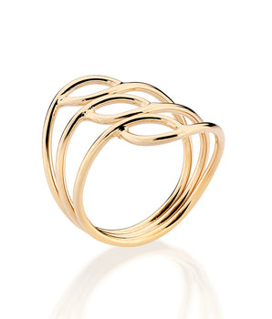 GOLD HERE AND NOW MAXI RING