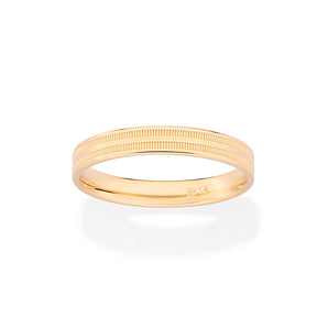 GOLD TEXTURED WEDDING BAND