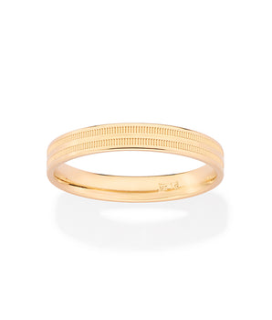 GOLD TEXTURED WEDDING BAND