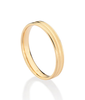 GOLD TEXTURED WEDDING BAND
