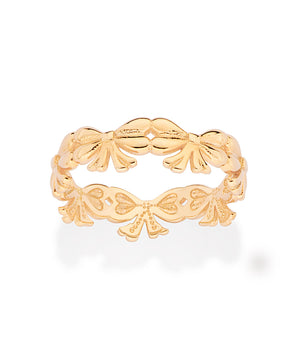 GOLD MULTI BOW RING