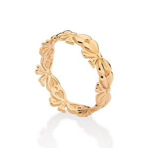 GOLD MULTI BOW RING