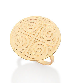 GOLD SUMMER TIME MAXI RING