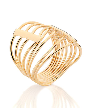 GOLD FULL FINGER BAND RING