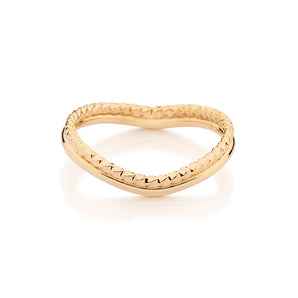 GOLD LASSO RING