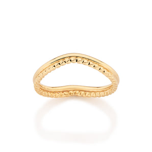 GOLD LASSO RING