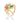 GOLD PATCHED HEART MAXI RING