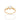 GOLD STUDDED MULTIPLE HEARTS SKINNY RING