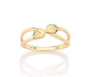 GOLD PINKY PROMISE RING