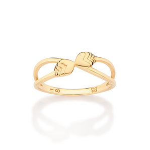 GOLD PINKY PROMISE RING