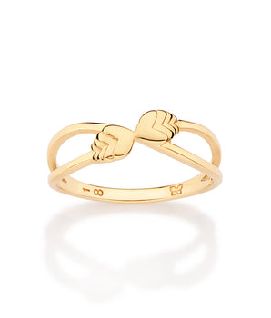 GOLD PINKY PROMISE RING