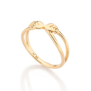 GOLD PINKY PROMISE RING