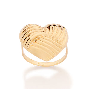 GOLD LINE OF LOVE RING