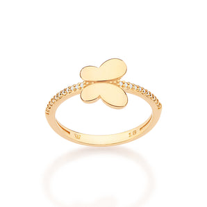 GOLD PAPILLON RING