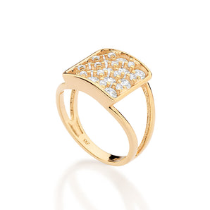 GOLD CELESTIAL RING