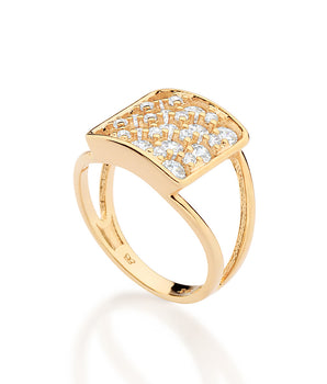 GOLD CELESTIAL RING