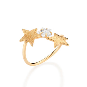 GOLD STARRY NIGHT SKINNY RING