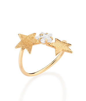 GOLD STARRY NIGHT SKINNY RING