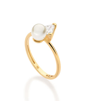 GOLD HARMONY SKINNY RING