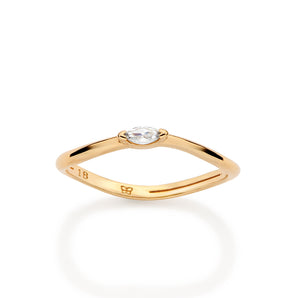 GOLD ETERNAL TIME SOLITAIRE RING