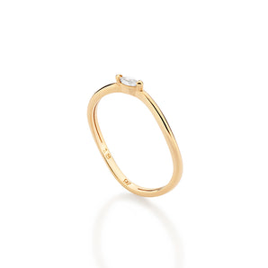 GOLD ETERNAL TIME SOLITAIRE RING