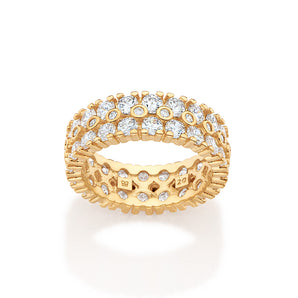 GOLD ETERNITY SHINE RING