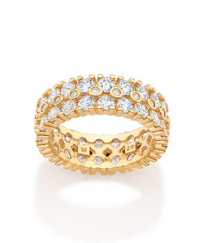 GOLD ETERNITY SHINE RING