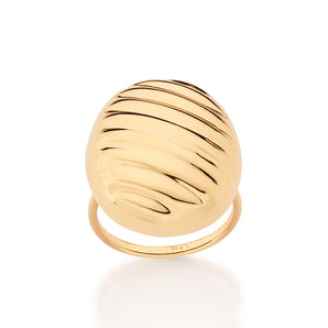 GOLD IMPERIAL OVAL MAXI RING