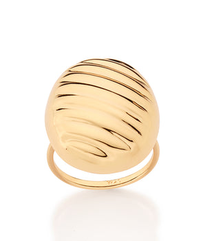 GOLD IMPERIAL OVAL MAXI RING