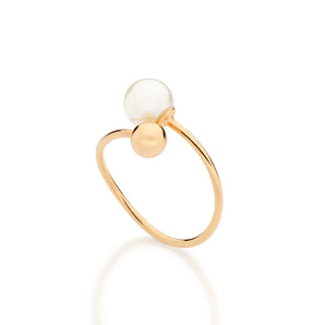GOLD ORIGIN PEARL ADJUSTABLE RING