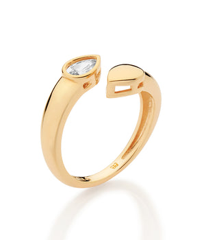 GOLD BOND OF LOVE ADJUSTABLE SKINNY RING