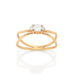 GOLD FOREVER YOURS SOLITARIE RING