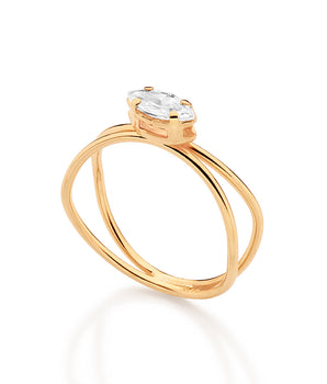 GOLD FOREVER YOURS SOLITARIE RING