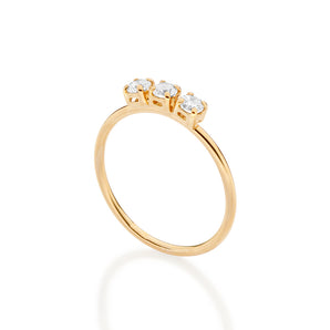 GOLD RIO LIGHTS SKINNY RING