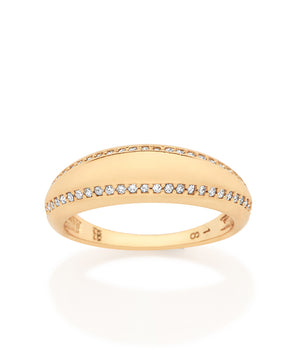 GOLD AZURE VAULT RING