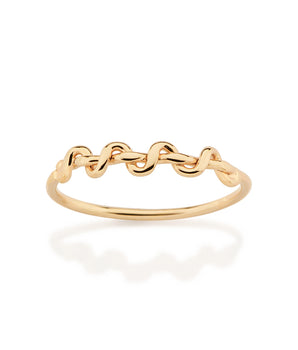 GOLD OPEN RANGE SKINNY RING