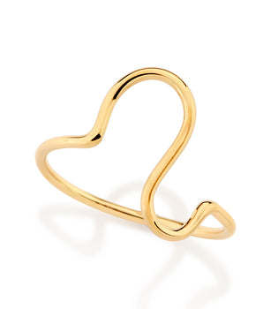 GOLD RUSTIC SKINNY RING