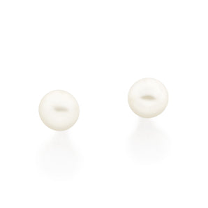 GOLD PLATED KID'S EARRING WITH PEARL