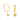 GOLD HOOD EARRING