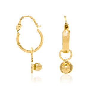 GOLD HOOD EARRING