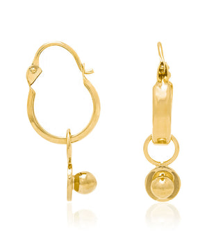 GOLD HOOD EARRING