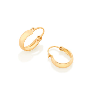 CHILDREN'S HOOP EARRINGS GOLD PLATED