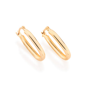 GOLD EARRING HOOP SHAPE