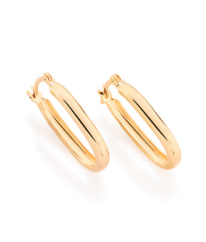 GOLD EARRING HOOP SHAPE