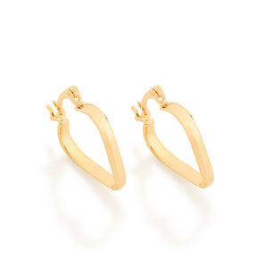 GOLD EARRING HOOP SHAPE