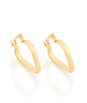 GOLD EARRING HOOP SHAPE