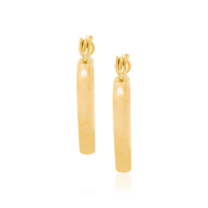 GOLD EARRING HOOP SHAPE